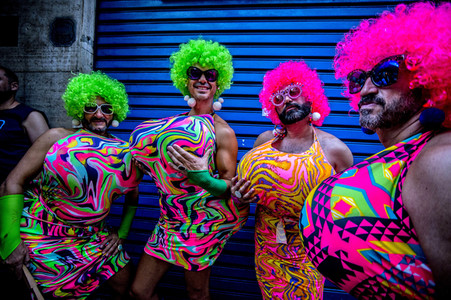 Carnival Parade 'Minhoqueens of the Arouche' in Sao Paulo