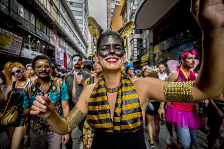 'We came from Egypt' Carnival Parade in Sao Paulo