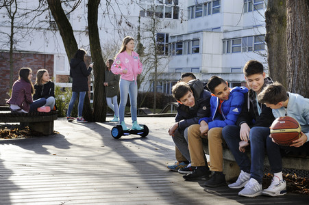 Dreharbeiten zum Musivideo 'Numbers' in Berlin