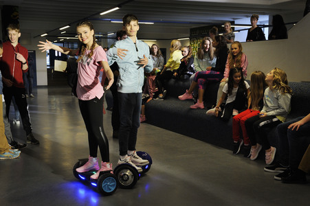 Dreharbeiten zum Musivideo 'Numbers' in Berlin