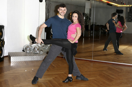 Susi Kentikian trainiert für 'Let's Dance' in Hamburg