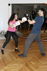 Susi Kentikian trainiert für 'Let's Dance' in Hamburg