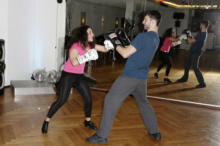 Susi Kentikian trainiert für 'Let's Dance' in Hamburg