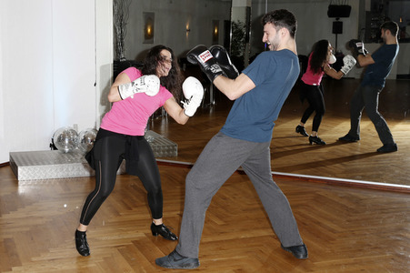 Susi Kentikian trainiert für 'Let's Dance' in Hamburg