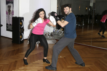 Susi Kentikian trainiert für 'Let's Dance' in Hamburg