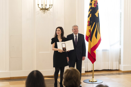 Ordensverleihung zum Internationalen Frauentag in Berlin