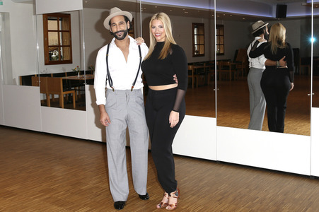 Angelina Kirsch trainiert für 'Let's Dance' in Neumünster