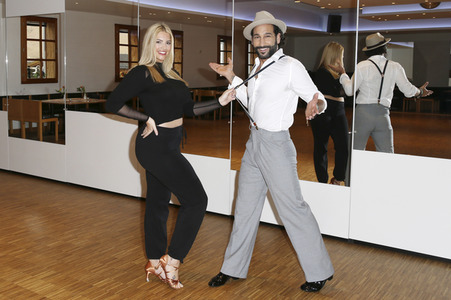 Angelina Kirsch trainiert für 'Let's Dance' in Neumünster