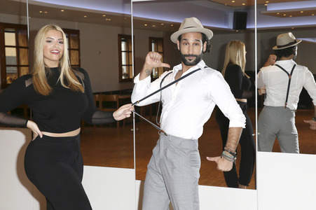 Angelina Kirsch trainiert für 'Let's Dance' in Neumünster