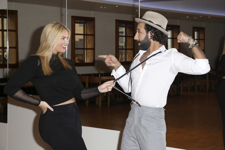 Angelina Kirsch trainiert für 'Let's Dance' in Neumünster