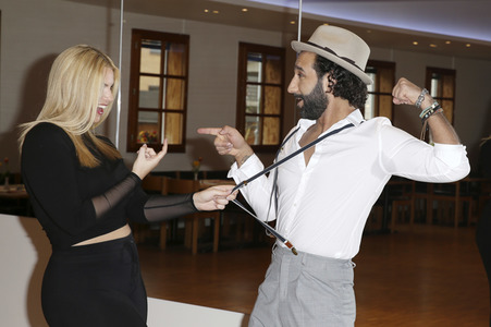 Angelina Kirsch trainiert für 'Let's Dance' in Neumünster