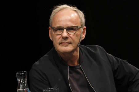 Marcel Reif und Reinhold Beckmann auf der lit.Cologne 2017 in Köln