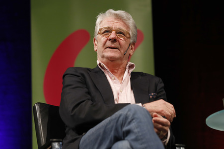 Marcel Reif und Reinhold Beckmann auf der lit.Cologne 2017 in Köln