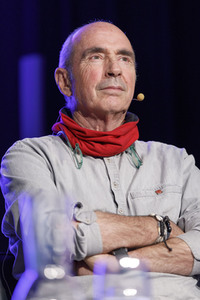 Iris Berben und Lluis Llach auf der lit.Cologne 2017 in Köln