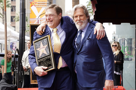 John Goodman erhält einen Stern auf dem Hollywood Walk of Fame in Los Angeles