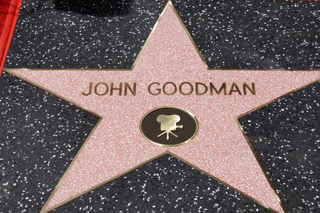John Goodman erhält einen Stern auf dem Hollywood Walk of Fame in Los Angeles
