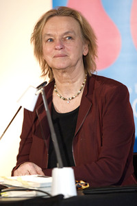 Michael Krüger und Elke Heidenreich auf der lit.Cologne 2017 in Köln