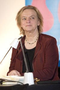 Michael Krüger und Elke Heidenreich auf der lit.Cologne 2017 in Köln