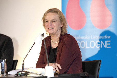 Michael Krüger und Elke Heidenreich auf der lit.Cologne 2017 in Köln