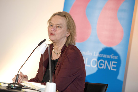 Michael Krüger und Elke Heidenreich auf der lit.Cologne 2017 in Köln