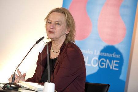 Michael Krüger und Elke Heidenreich auf der lit.Cologne 2017 in Köln