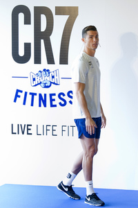 Cristiano Ronaldo präsentiert CR7 Crunch Fitness in Madrid