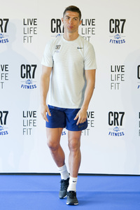 Cristiano Ronaldo präsentiert CR7 Crunch Fitness in Madrid