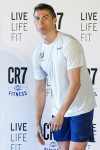 Cristiano Ronaldo präsentiert CR7 Crunch Fitness in Madrid