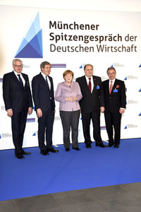 Spitzengespräch der deutschen Wirtschaft in München