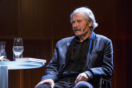 Otto Jägersberg und Elke Heidenreich auf der lit.Cologne 2017 in Köln