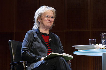 Otto Jägersberg und Elke Heidenreich auf der lit.Cologne 2017 in Köln