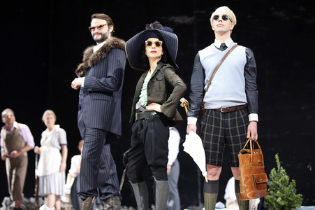 Theaterprobe 'Galapagos' in Wien