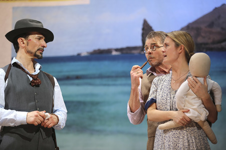 Theaterprobe 'Galapagos' in Wien