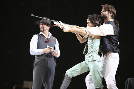 Theaterprobe 'Galapagos' in Wien