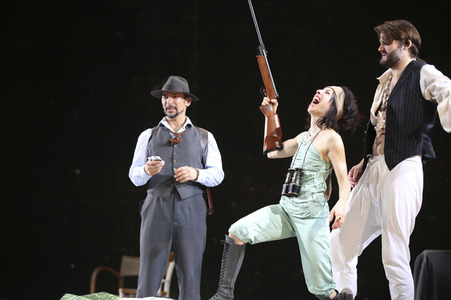 Theaterprobe 'Galapagos' in Wien