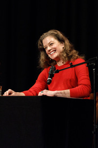 Karine Tuil und Marie Bäumer auf der lit.Cologne 2017 in Köln