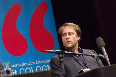 David Foenkinos und Bjarne Mädel auf der lit.Cologne 2017 in Köln