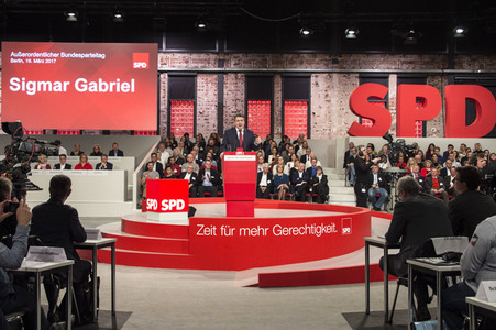 Außerordentlicher Bundesparteitag 2017 der SPD in Berlin