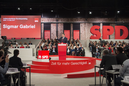 Außerordentlicher Bundesparteitag 2017 der SPD in Berlin