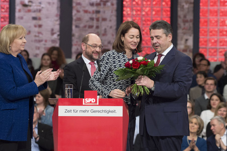 Außerordentlicher Bundesparteitag 2017 der SPD in Berlin