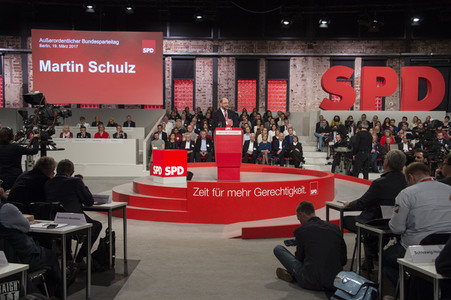 Außerordentlicher Bundesparteitag 2017 der SPD in Berlin