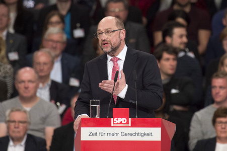 Außerordentlicher Bundesparteitag 2017 der SPD in Berlin