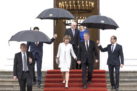 Übergabe der Amtsgeschäfte des Bundespräsidenten in Berlin