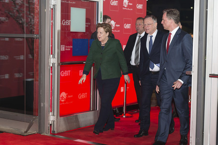 Eröffnung der CeBIT 2017 in Hannover