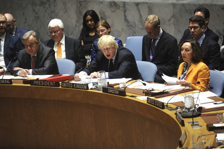 Boris Johnson bei den Vereinten Nationen in New York