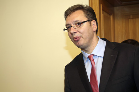 Aleksandar Vucic in Wien