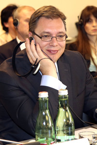 Aleksandar Vucic in Wien