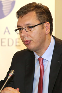 Aleksandar Vucic in Wien