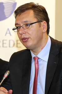 Aleksandar Vucic in Wien