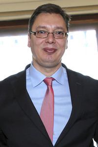 Aleksandar Vucic in Wien